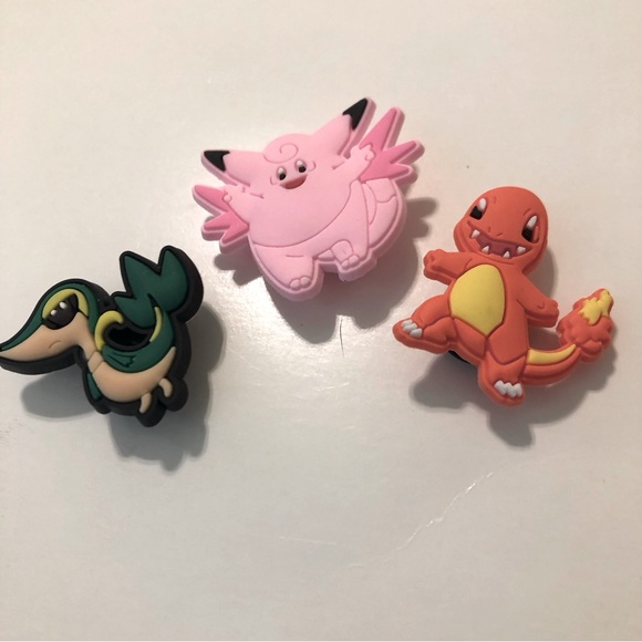 NEW 3pc Pokémon Croc Shoe Charm Bundle - Picture 1 of 5